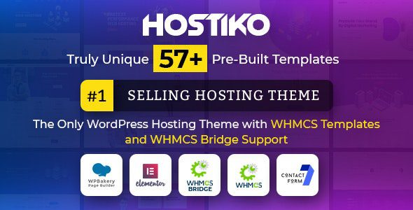 hostiko whmcs hosting theme
