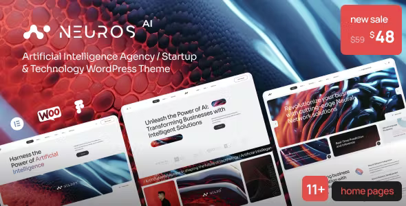 Neuros AI Agency Technology WordPress Theme Neuros