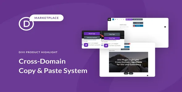 Divi Copy and Paste System