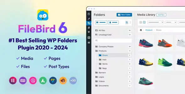 FileBird WordPress Media Library Folders