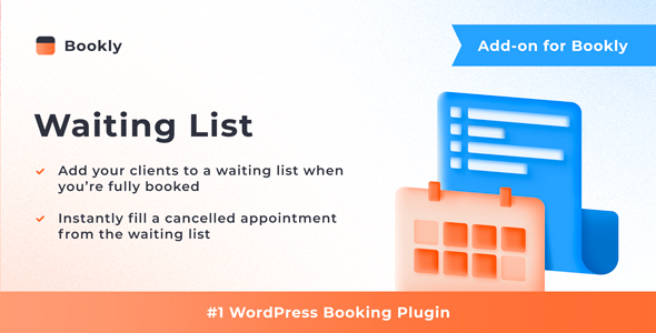 Bookly Waiting List Addon